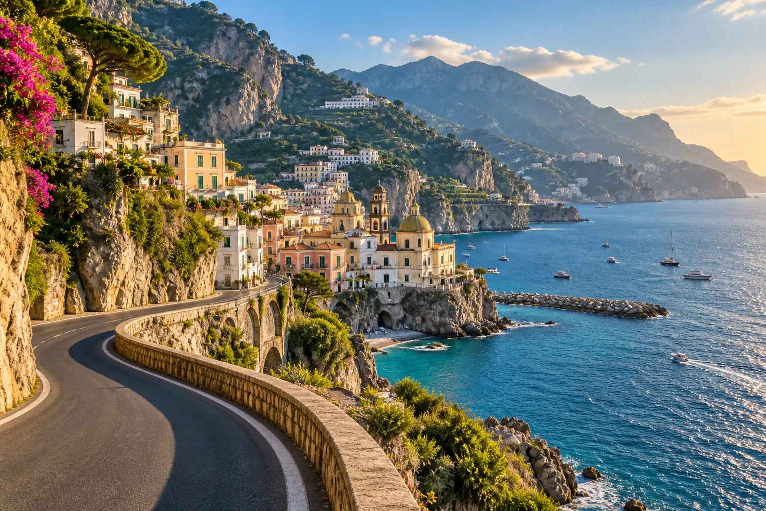 Amalfi Sahil Yolunda gezi fotoğrafı