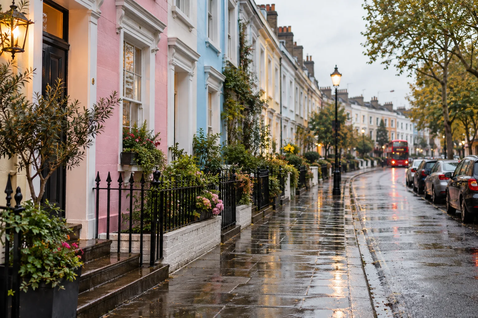 Londra’da Yağmurlu Bir Gün