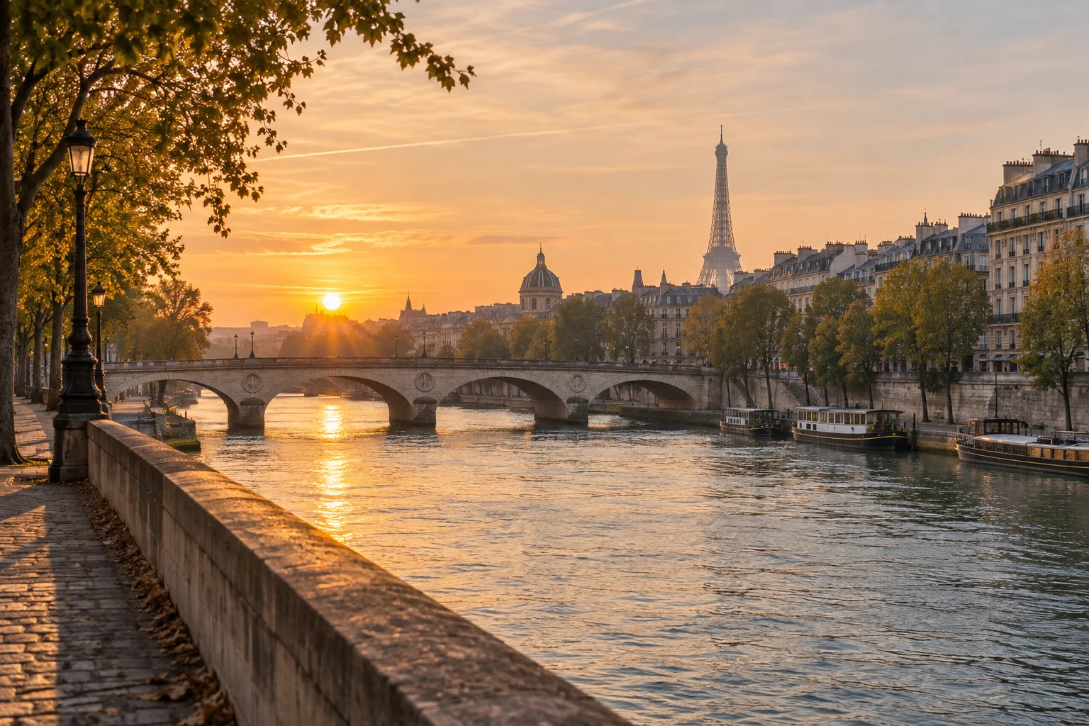 Paris’te Sen Nehri Kıyısı gezi fotoğrafı